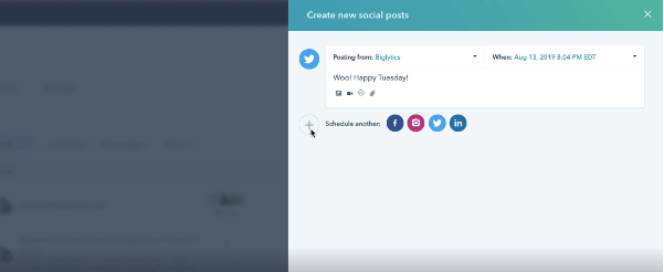 HubSpot Instagram Integration: scheduling bulk posts